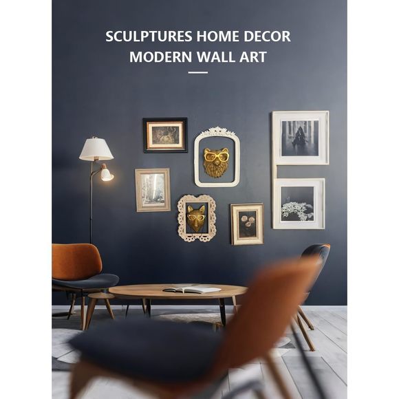 3d Animal Head Wall Mount Ornament, Animal Heads For Wall Art Hanging😺 - Picture 7 of 7